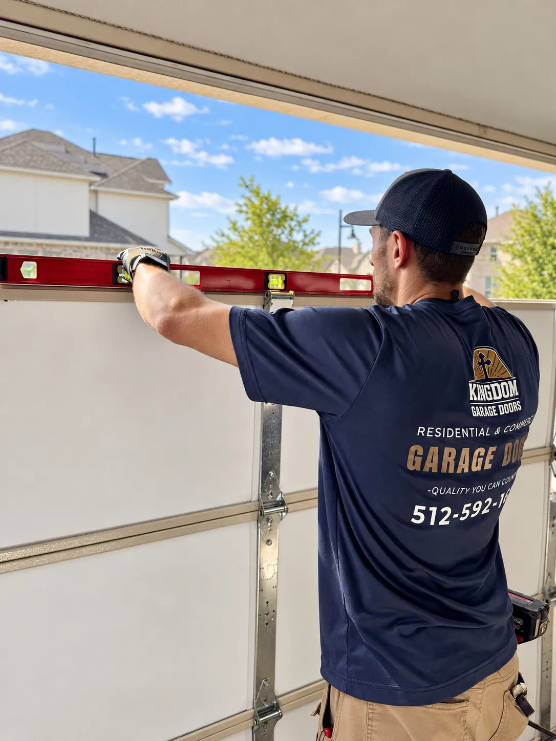 Garage door maintenance