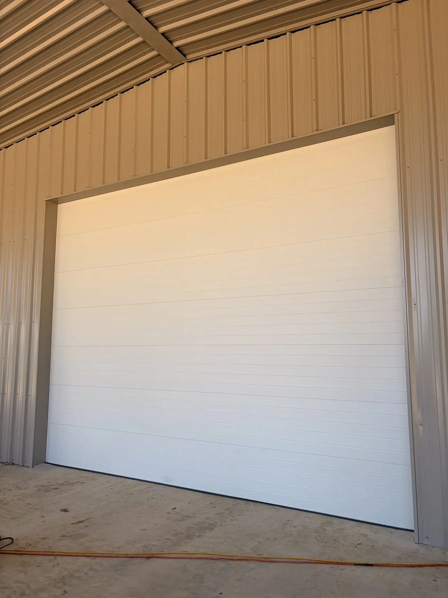 18 by 14 commercial overhead garage door with high lift
