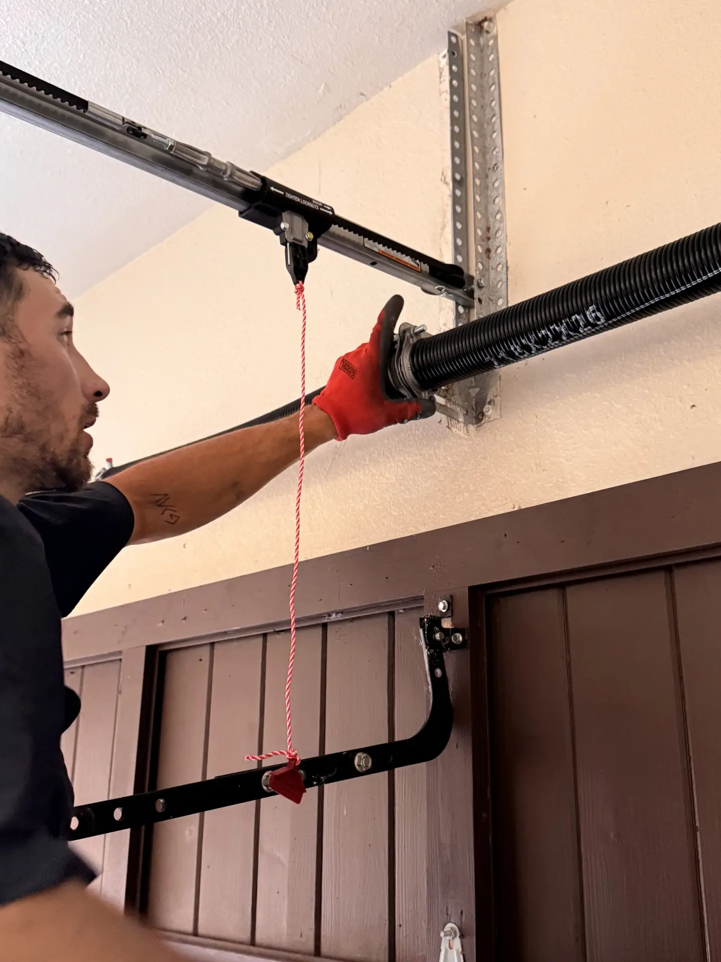 Broken garage door spring repair