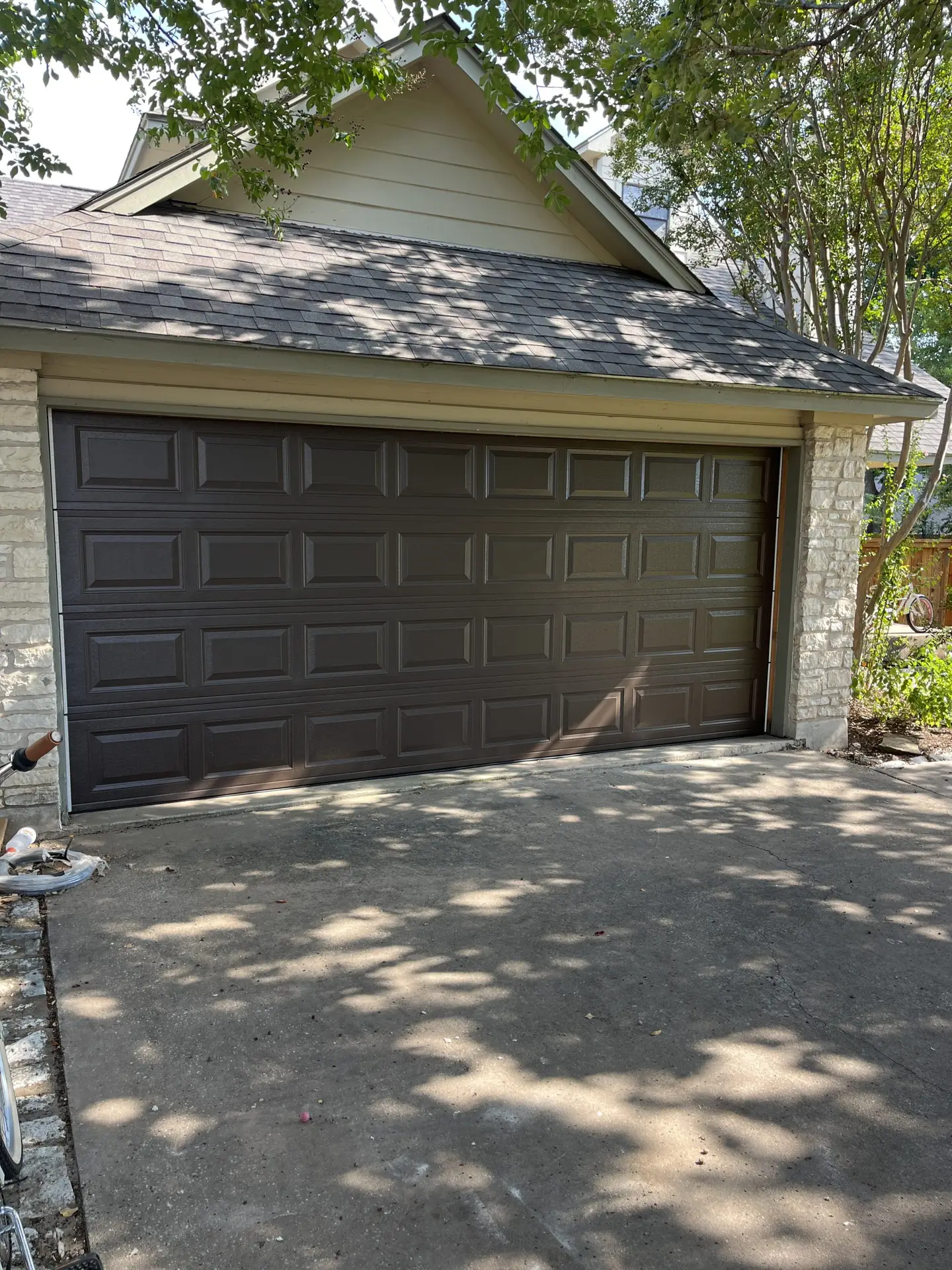 Residential garage door installation by Kingdom Garage Doors