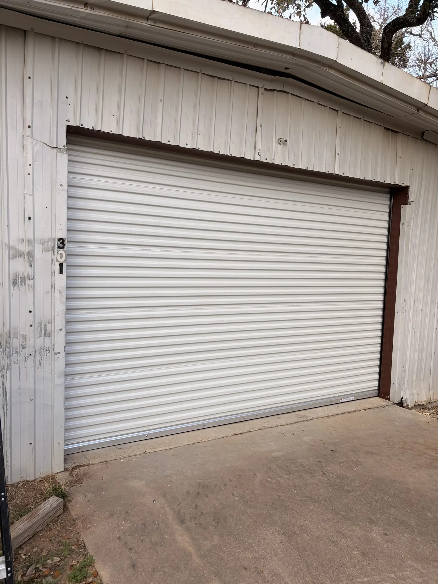 Residential garage door project by Kingdom Garage Doors