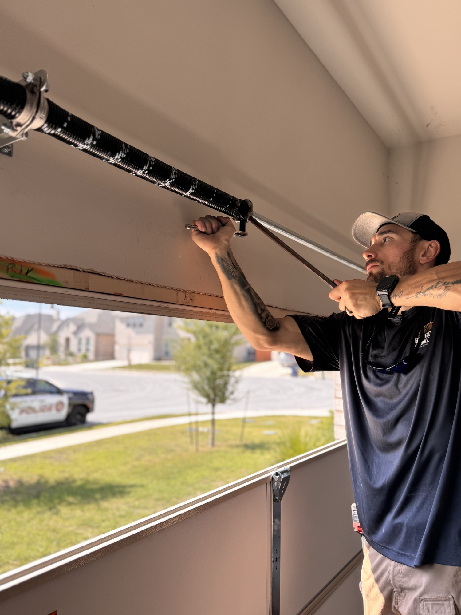 Garage door repair service in Liberty Hill Texas