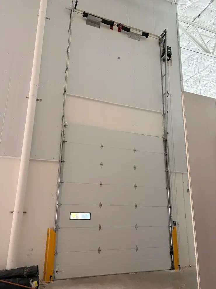Commercial overhead door project in Central Texas